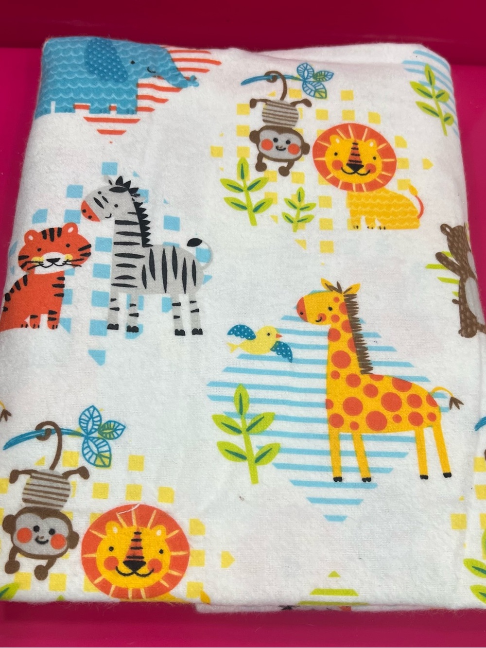 Safari Animal Flannel Fabric 57” - 44” wide